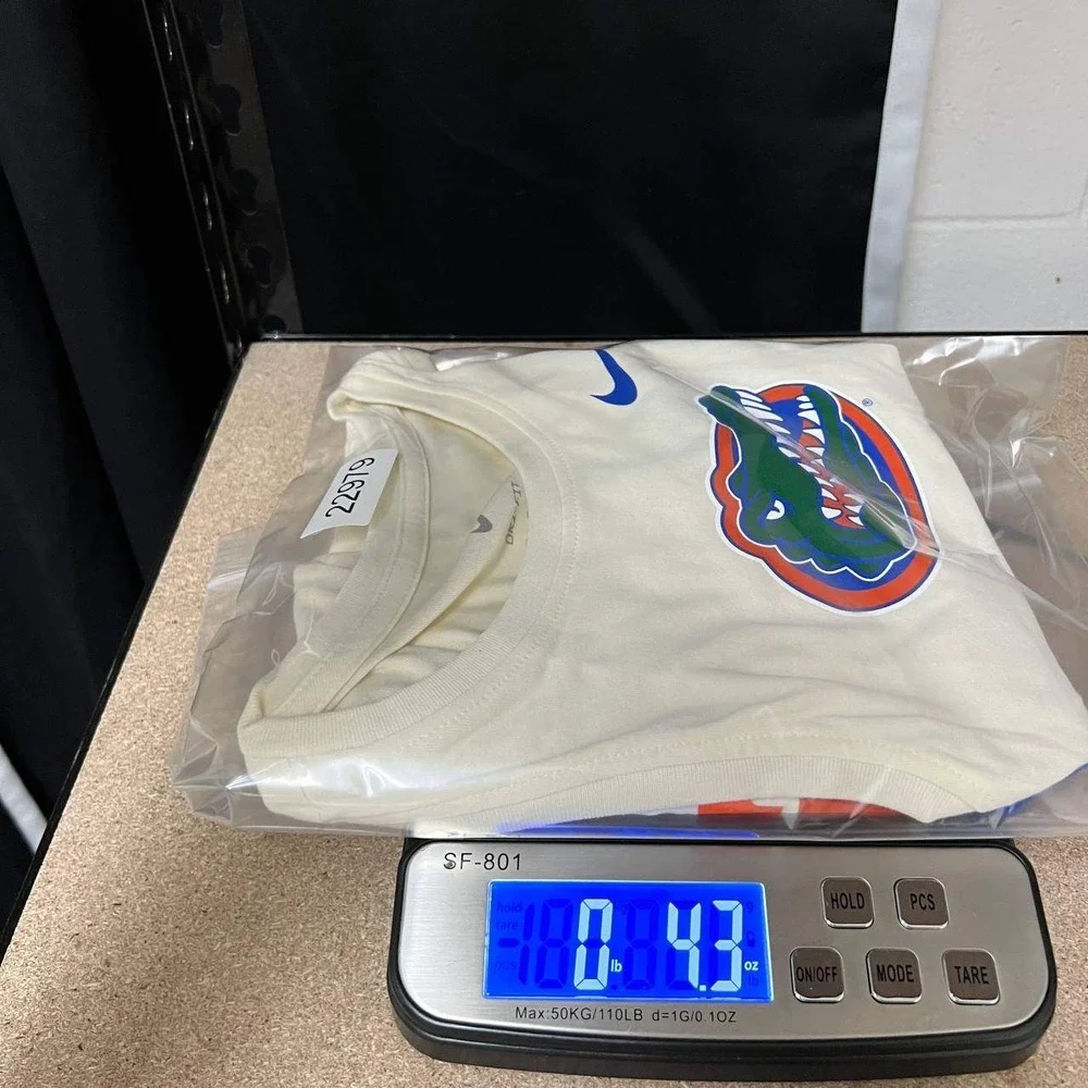Nike Florida Gators Just Do It Dri-Fit Shirt Women Medium Cream Sleeveless New